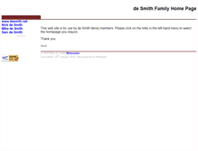 Tablet Screenshot of desmith.com